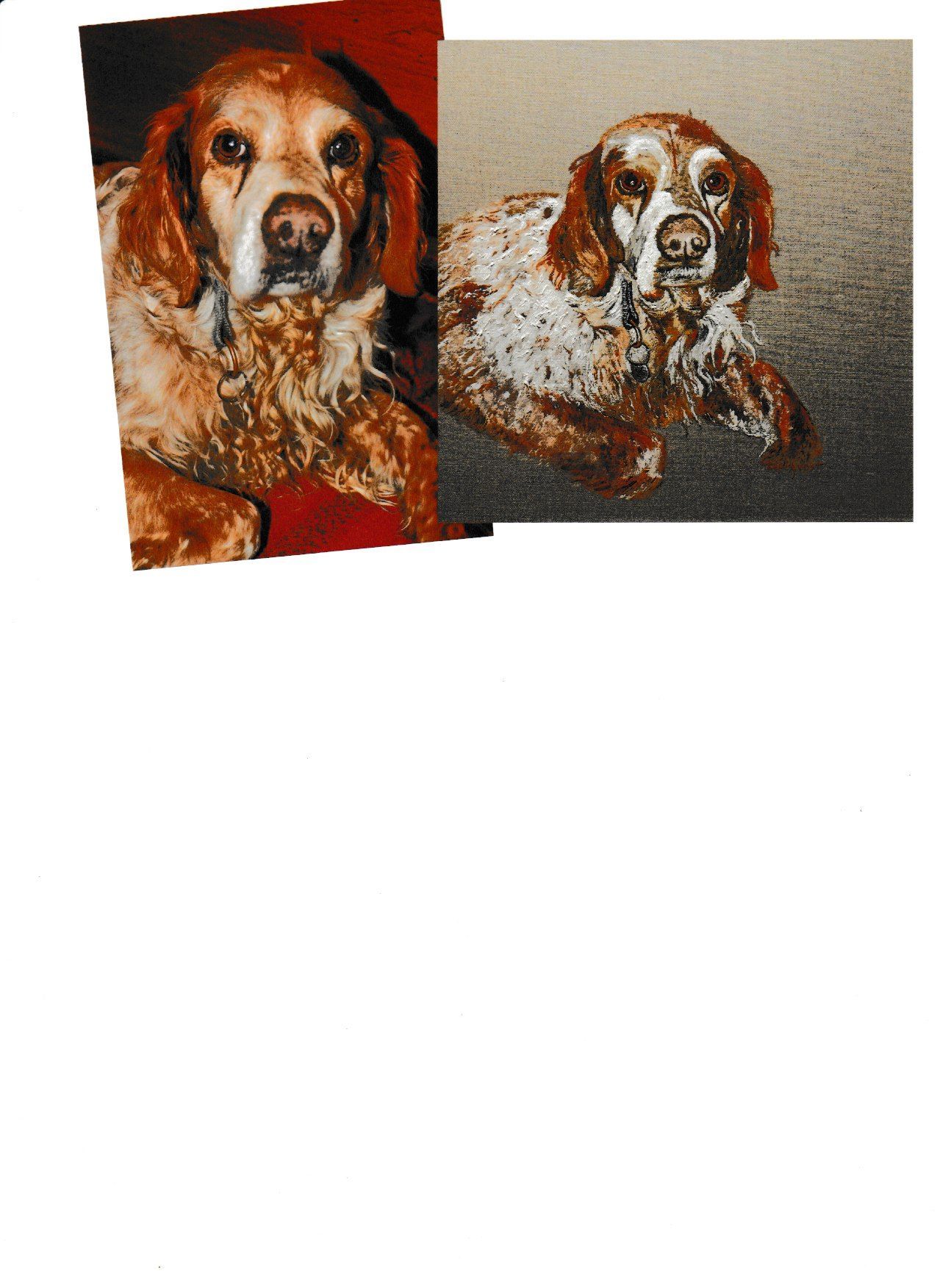 Portrait de Philou d'après photo
