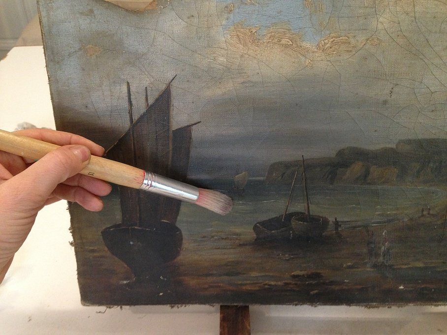 Atelier Eva Boule à Paris 9ème (75) - Restauration de tableaux Atelier Eva Boule à Paris 9ème (75) - Restauration de tableaux