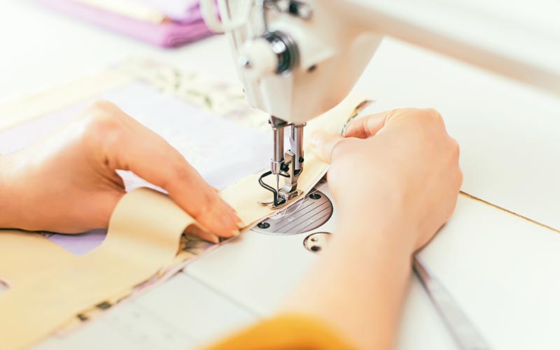 Couture d'un accessoire