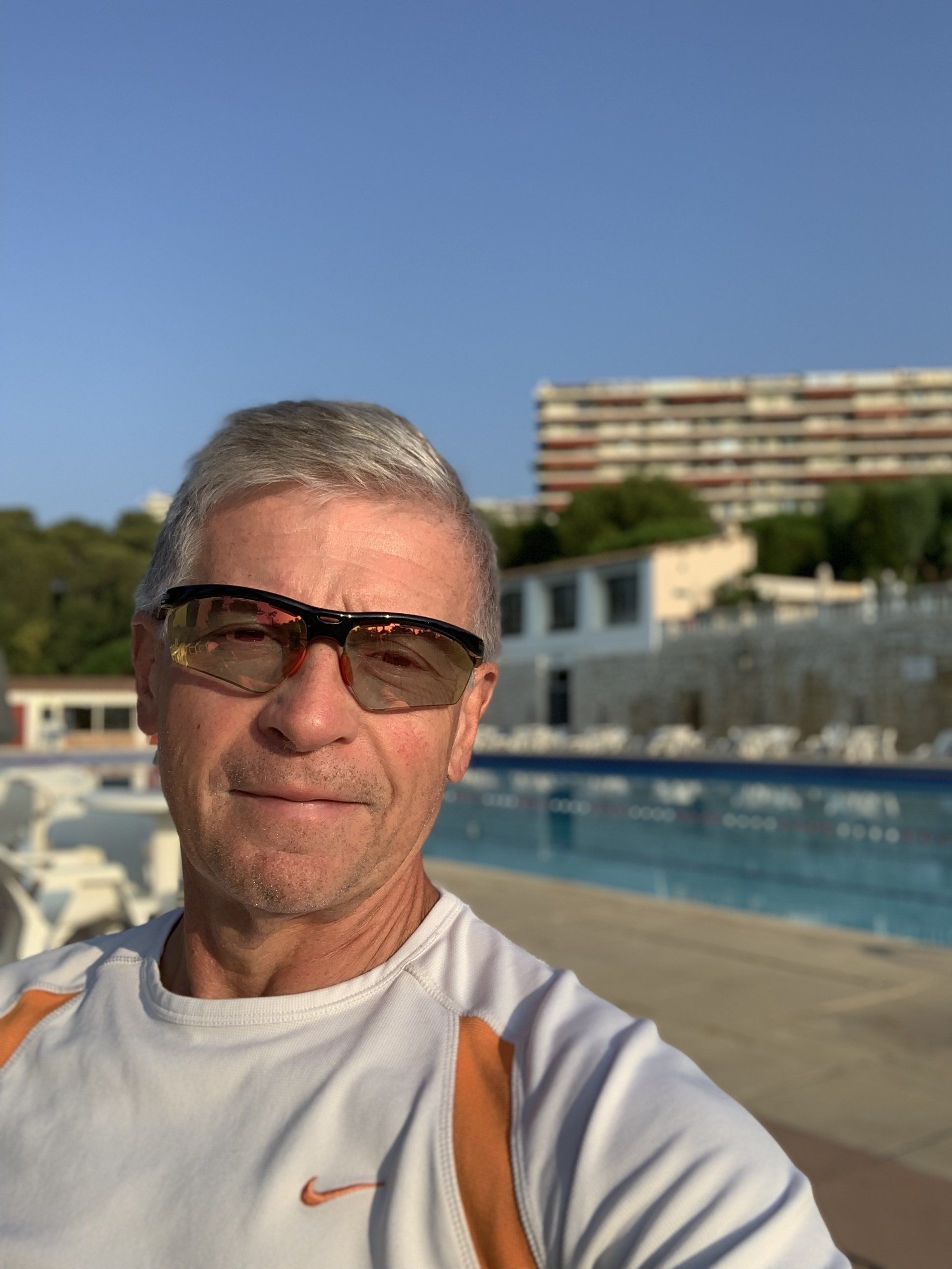 Radsportler, Unterkörper auf Fahrrad