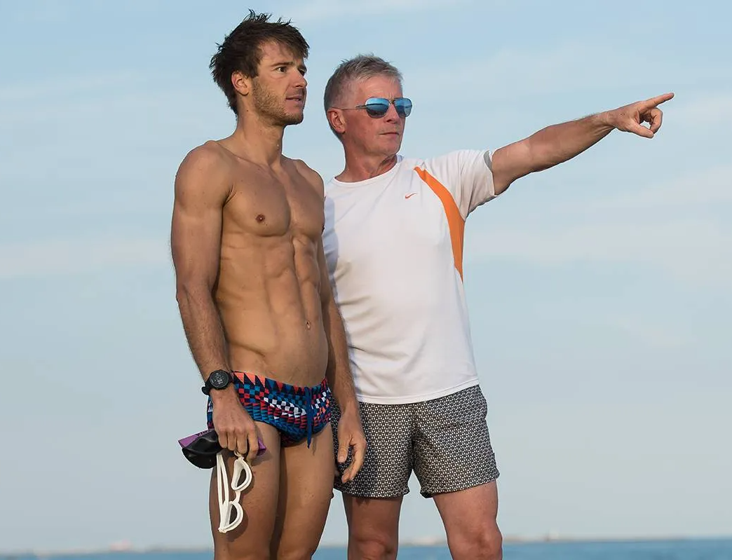 Sprinter beim Start, Ansicht der Beine