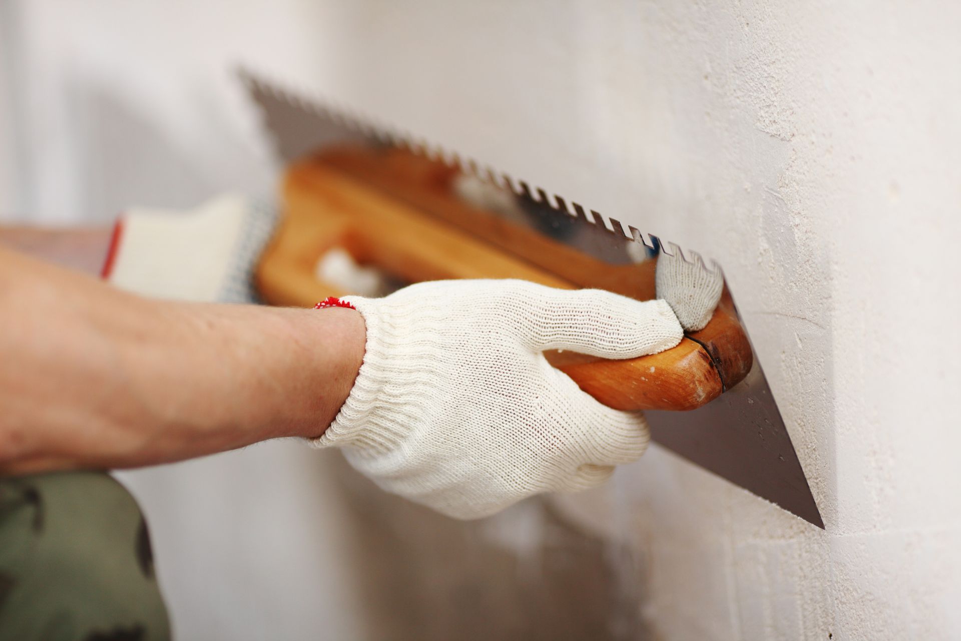 Lissage d'un mur