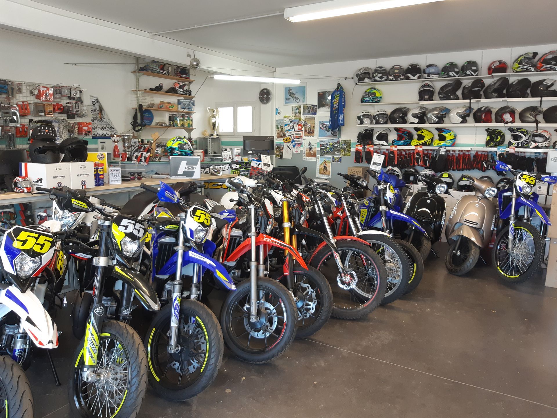 Exposition de motos cross