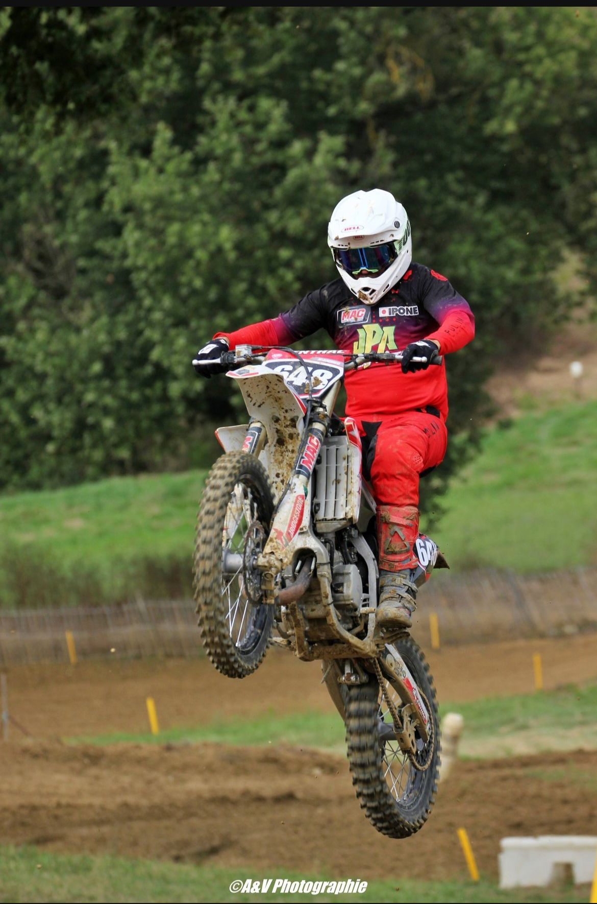 Moto-cross roue arrière