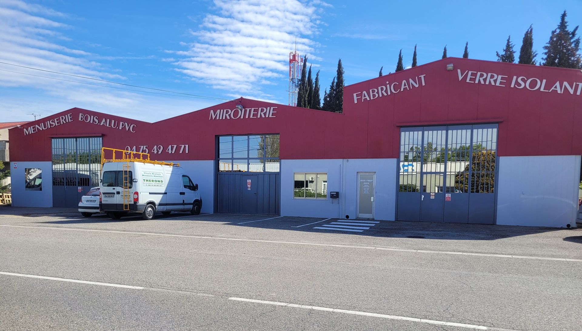 Devanture de l'atelier