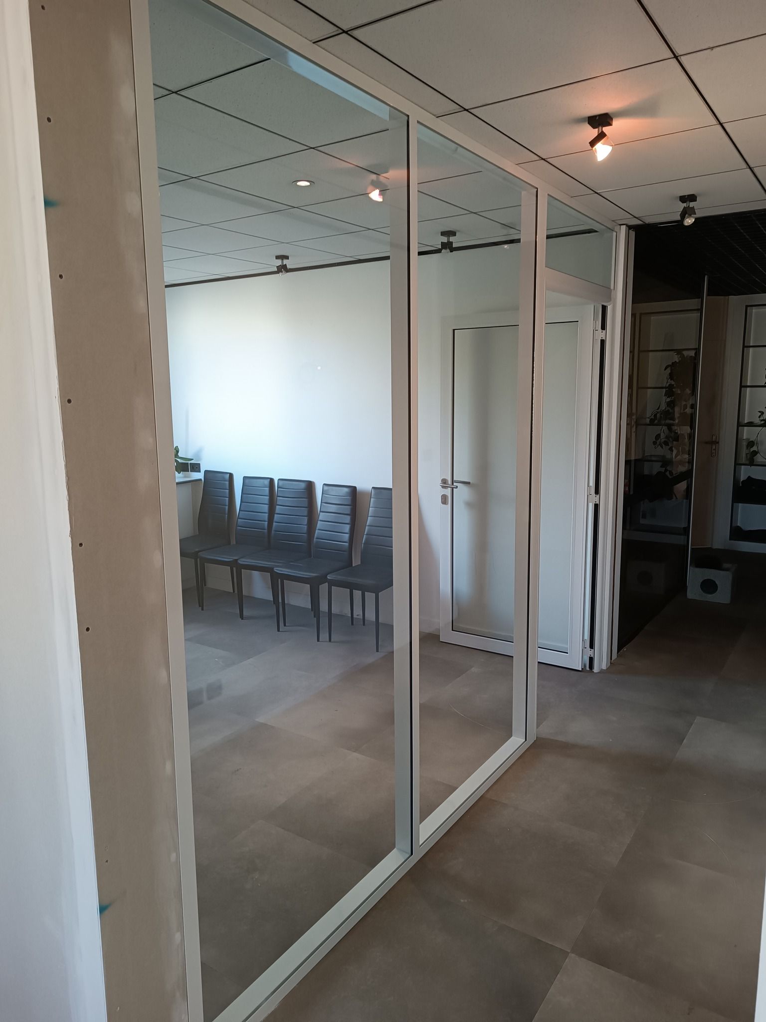 Parois vitrées en intérieur