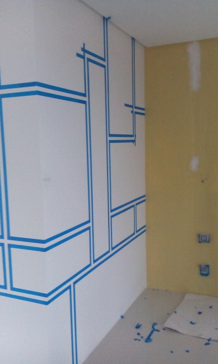 Mise en peinture chambre (effet déco) 2 - Rénovation maison St Denis