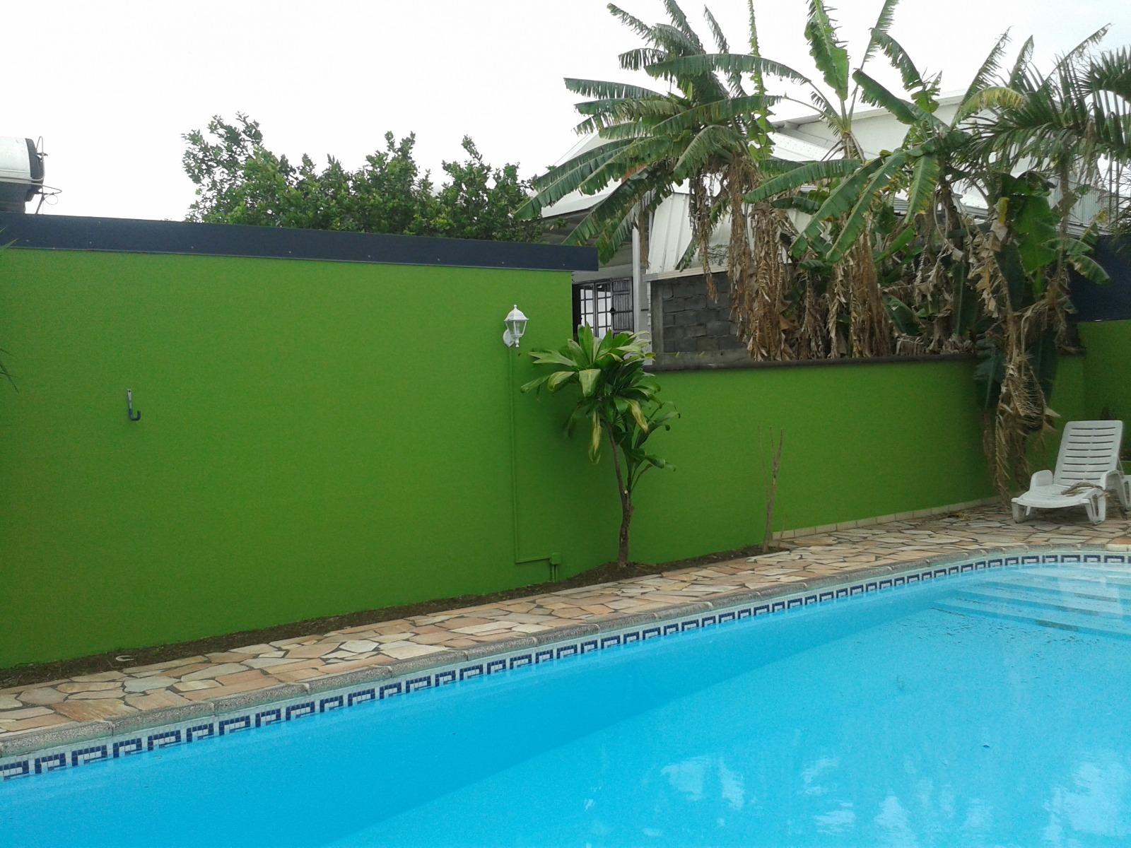 Peinture extérieure - Murs de clôture - Coin piscine 3