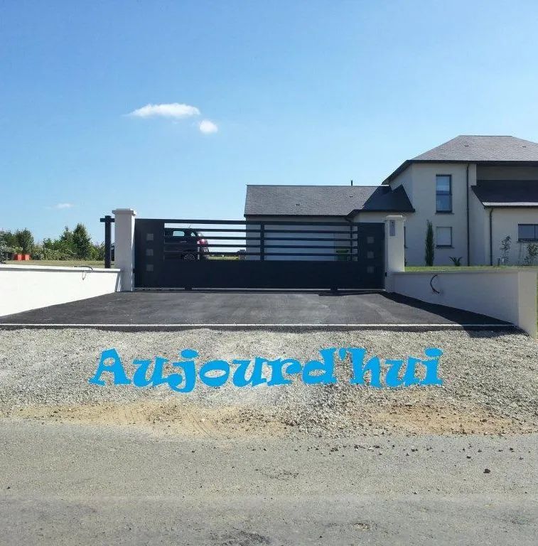 Avant-après pose de portail - Après