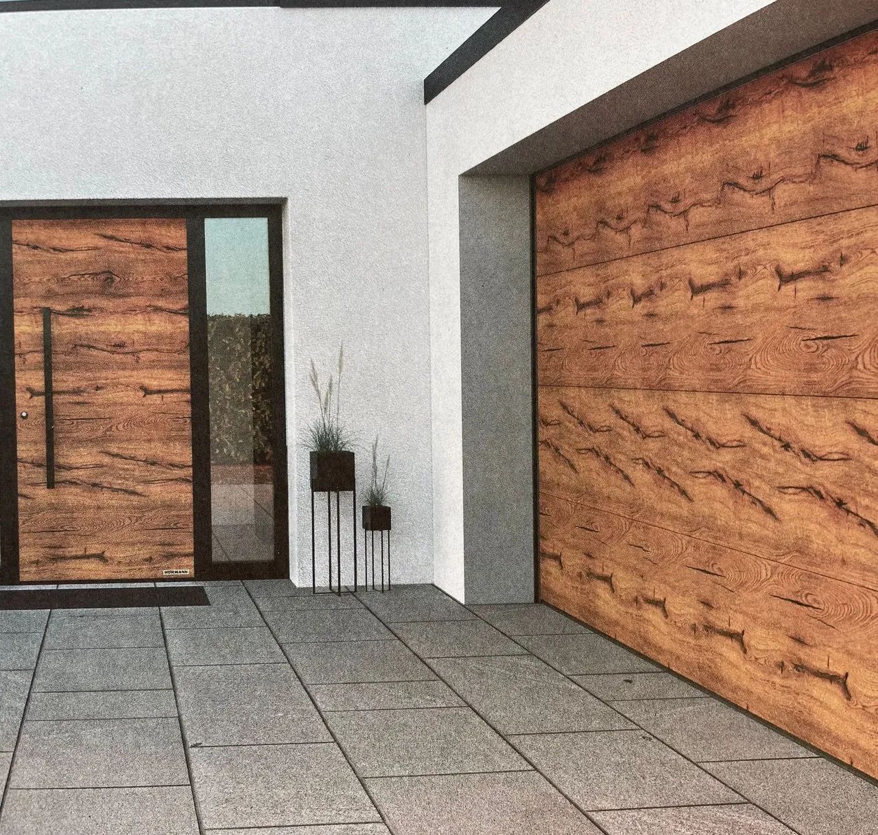 Porte d'entrée et porte de garage DURAGRAIN HÖRMANN
