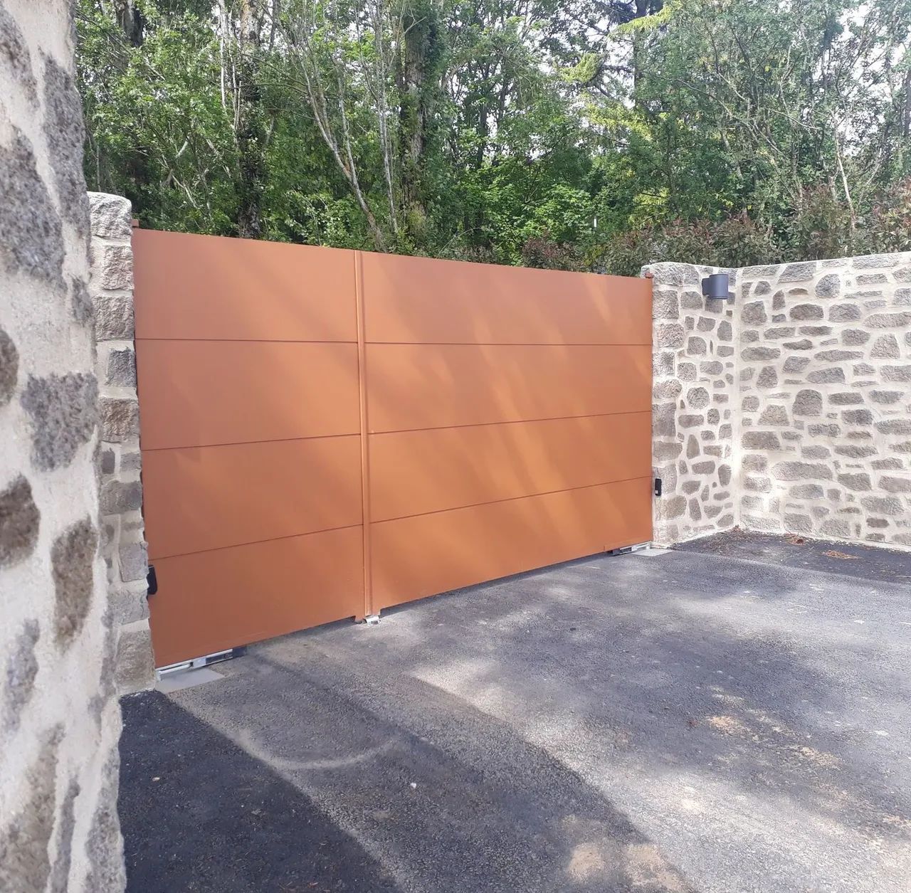 Portail SELECT BREDOK couleur cuivre