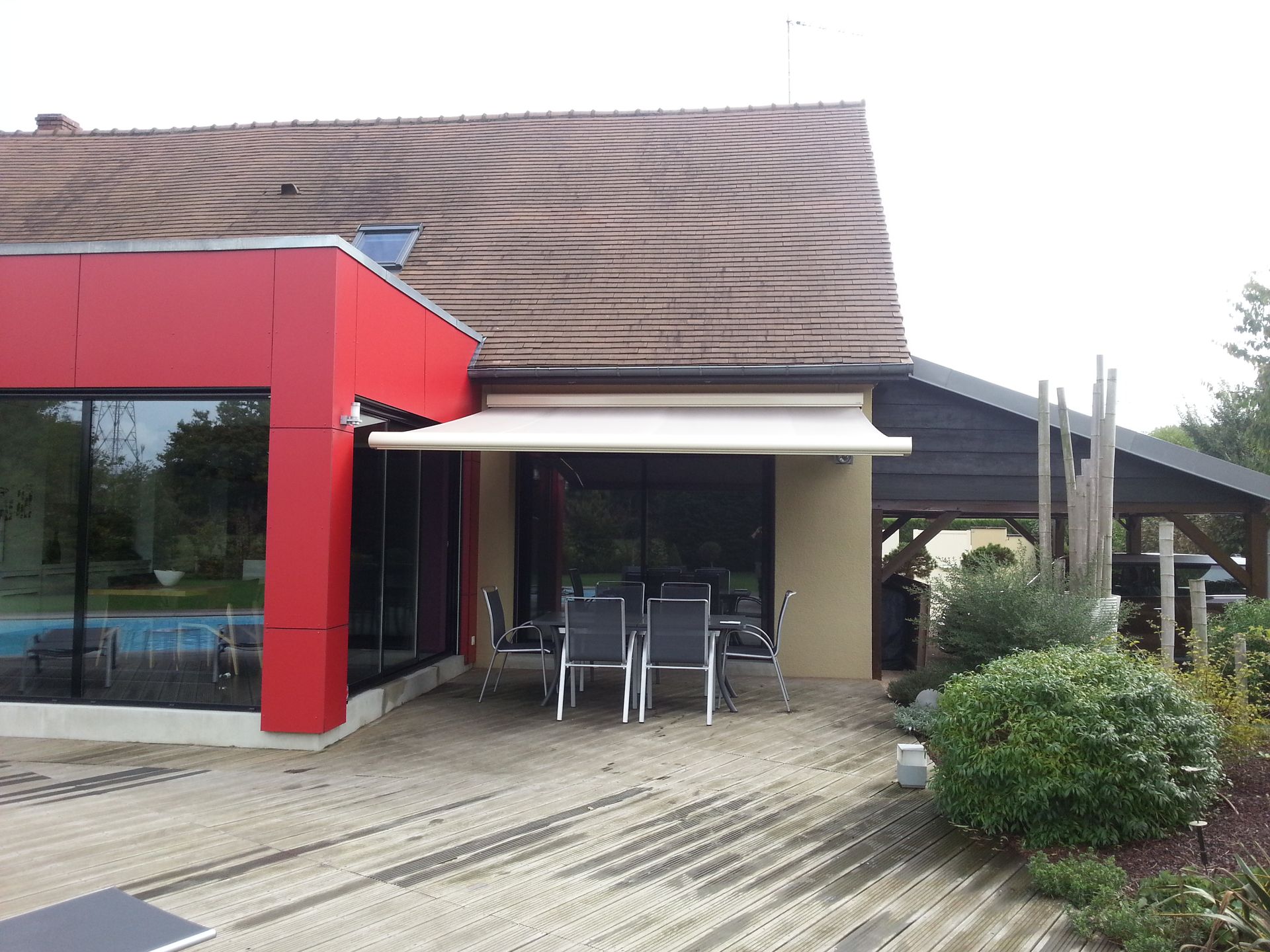 Store installé chez un particulier