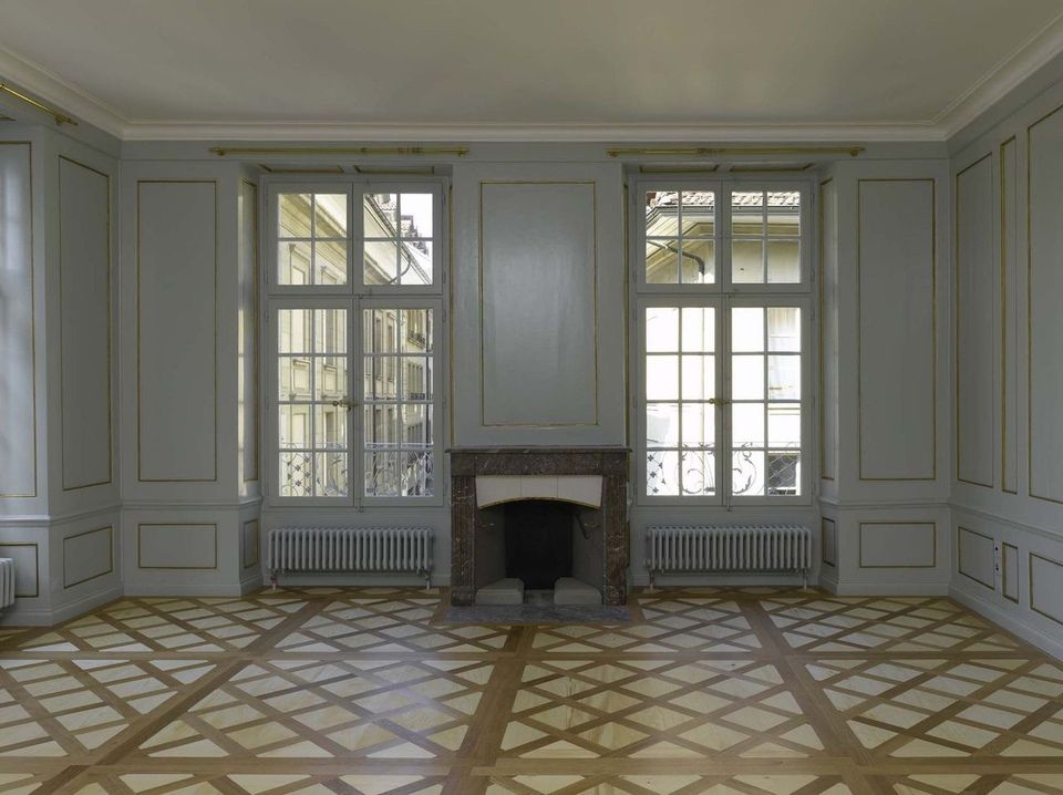 Historischer Kachelofen, Ofen Perlen