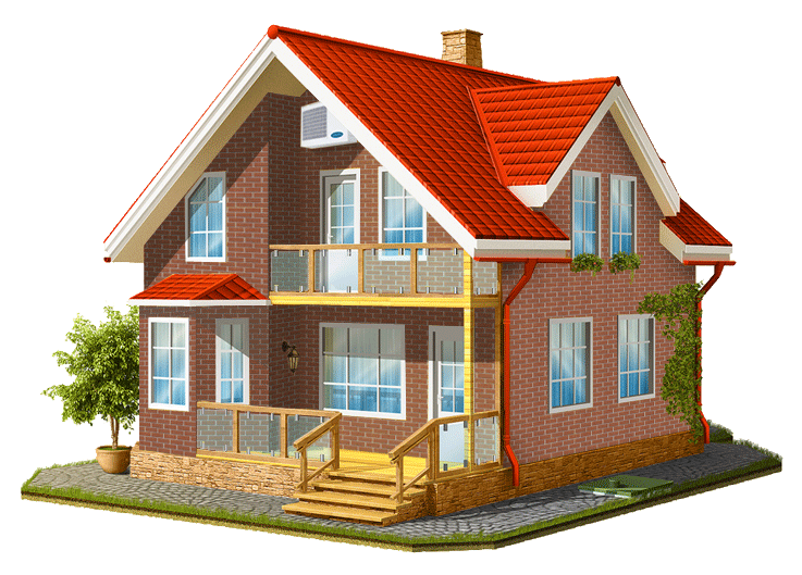 Illustration de maison individuelle
