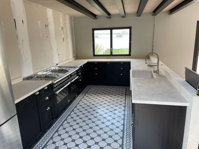 Mosaïque De Verre/pierre/inox Grise – Tapis 30x32cm, Salle De Bain, Cuisine, Méditerranéen