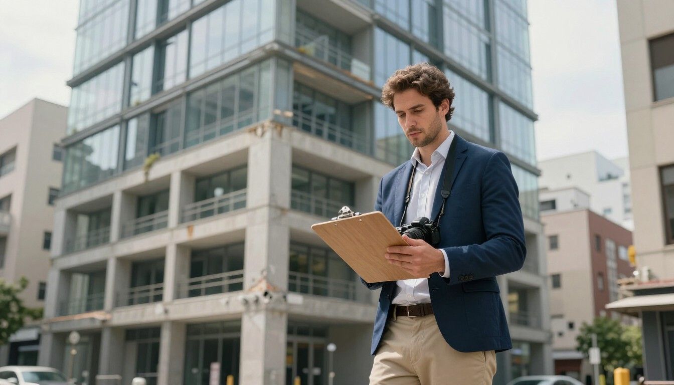 Especialista en tasaciones judiciales analizando documentaci&oacute;n inmobiliaria