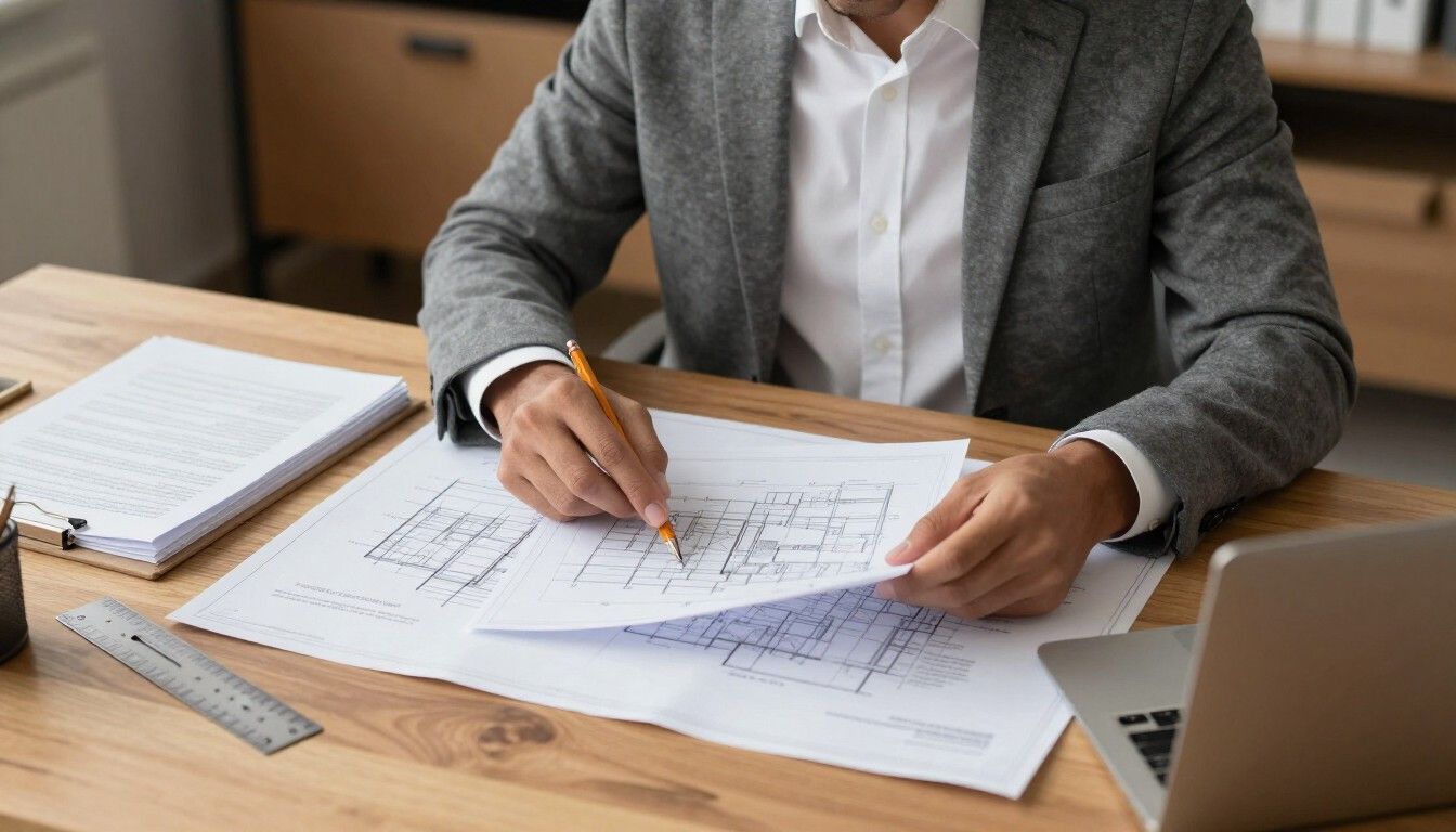 Arquitecto asesorando sobre una operaci&oacute;n inmobiliaria