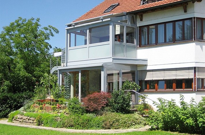 Wintergarten und Balkon