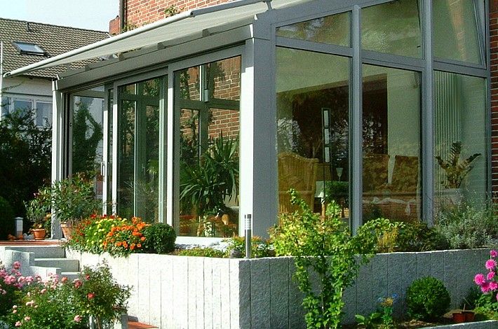 Wintergarten ist bepflanzt