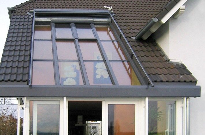 Wintergarten ist bepflanzt