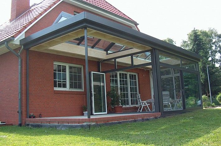 Dach des Wintergartens