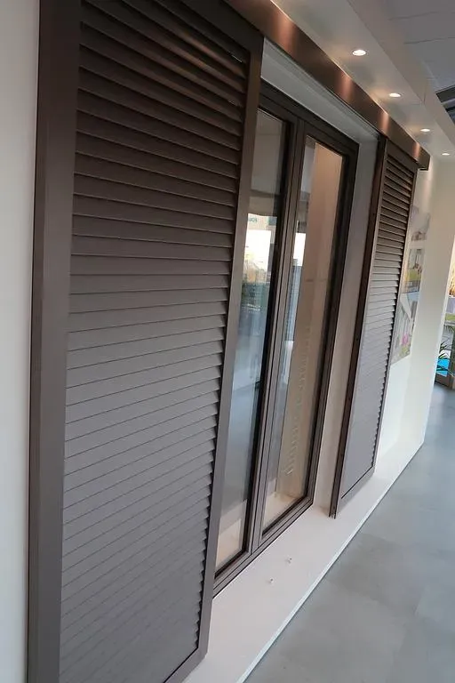 Grands volets en couleur noirs