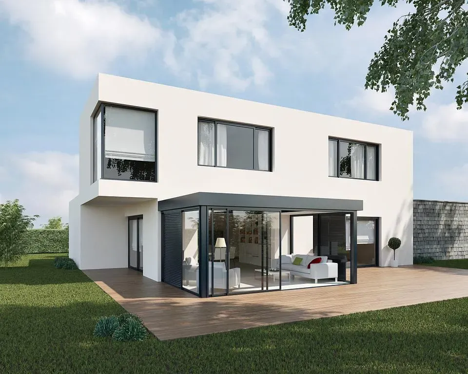 Véranda d'une maison moderne