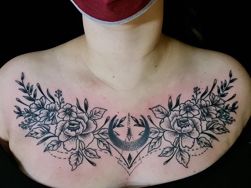 Fineline Tattoo von voodoo Island Tattoo