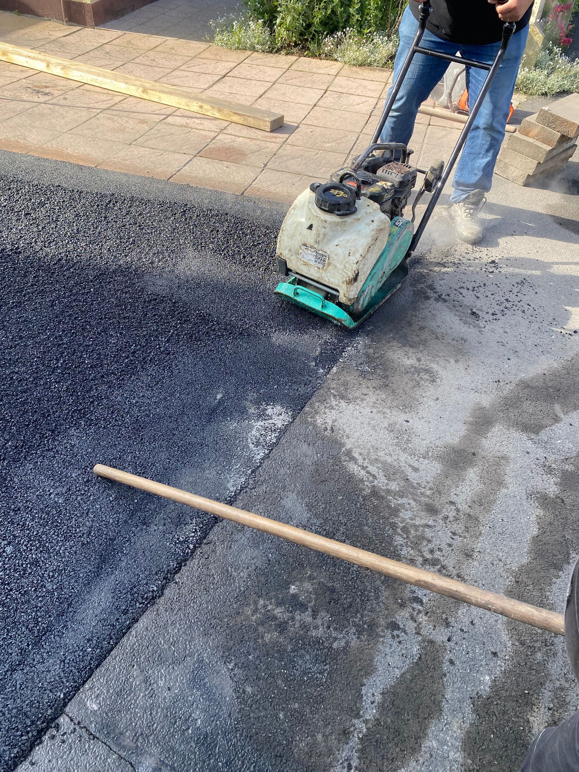 Des travaux d'aménagement extérieur