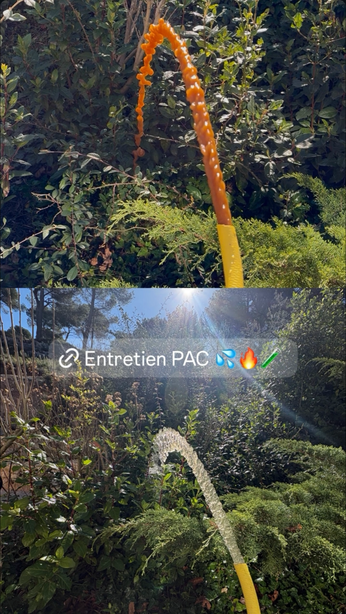 Loïc de LD-Energies installe un climatiseur dans un entrepôt.