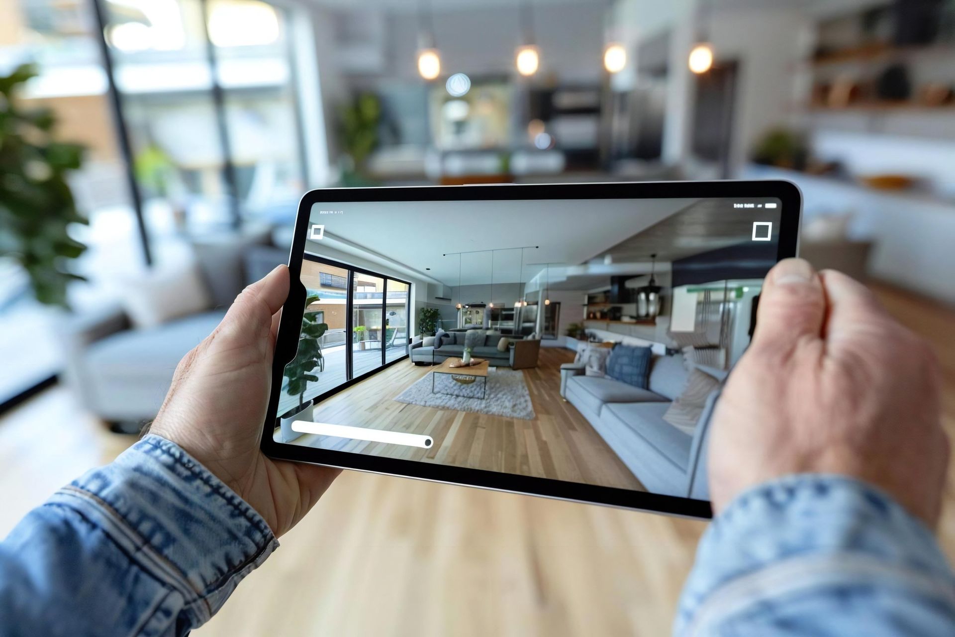 Visite d'un appartement par visio