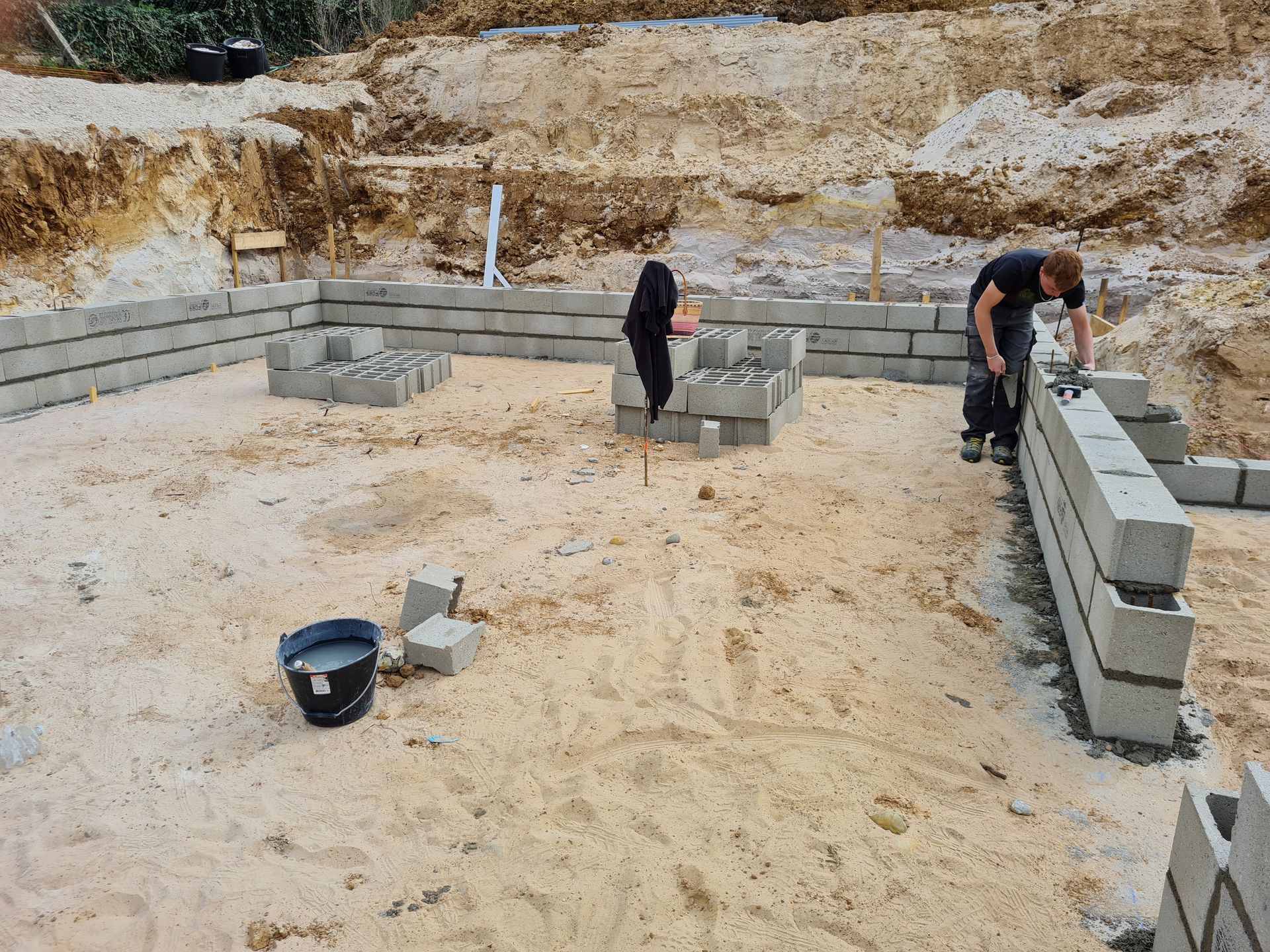 Travaux de maçonnerie