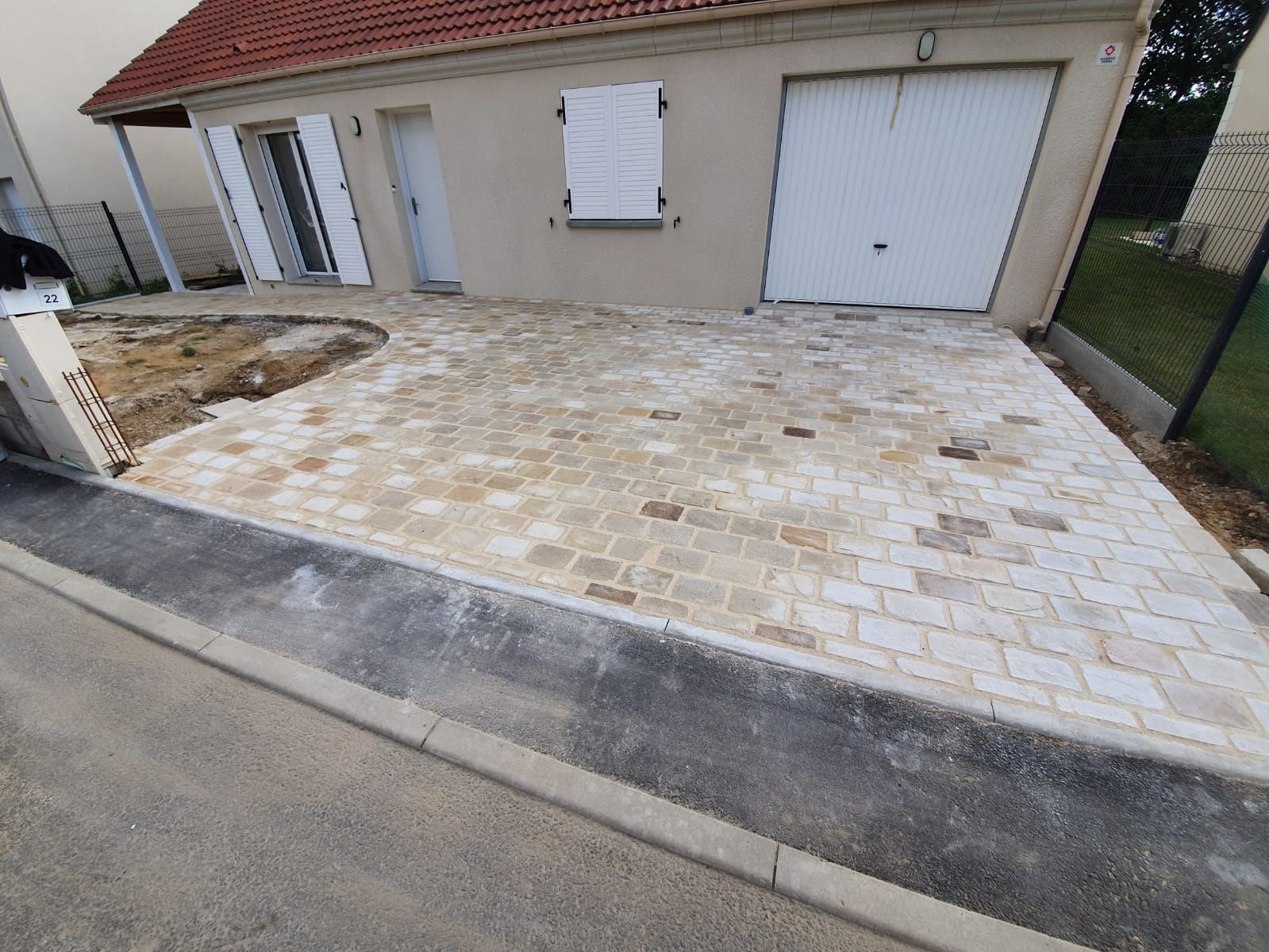 Création de dallages