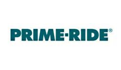 El logotipo de Prime Ride está sobre un fondo blanco.