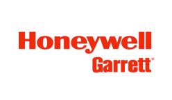 El logotipo de Honeywell Garrett es rojo sobre un fondo blanco.