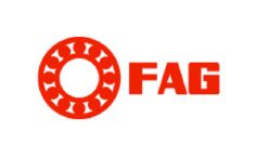 El logo de fag es un círculo rojo con un círculo blanco en el medio.