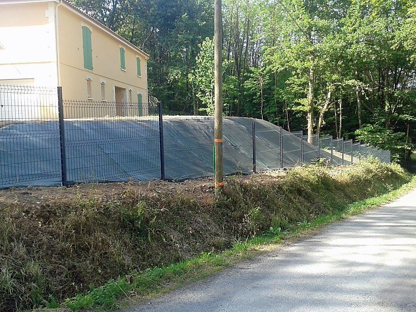 Installation de clôture