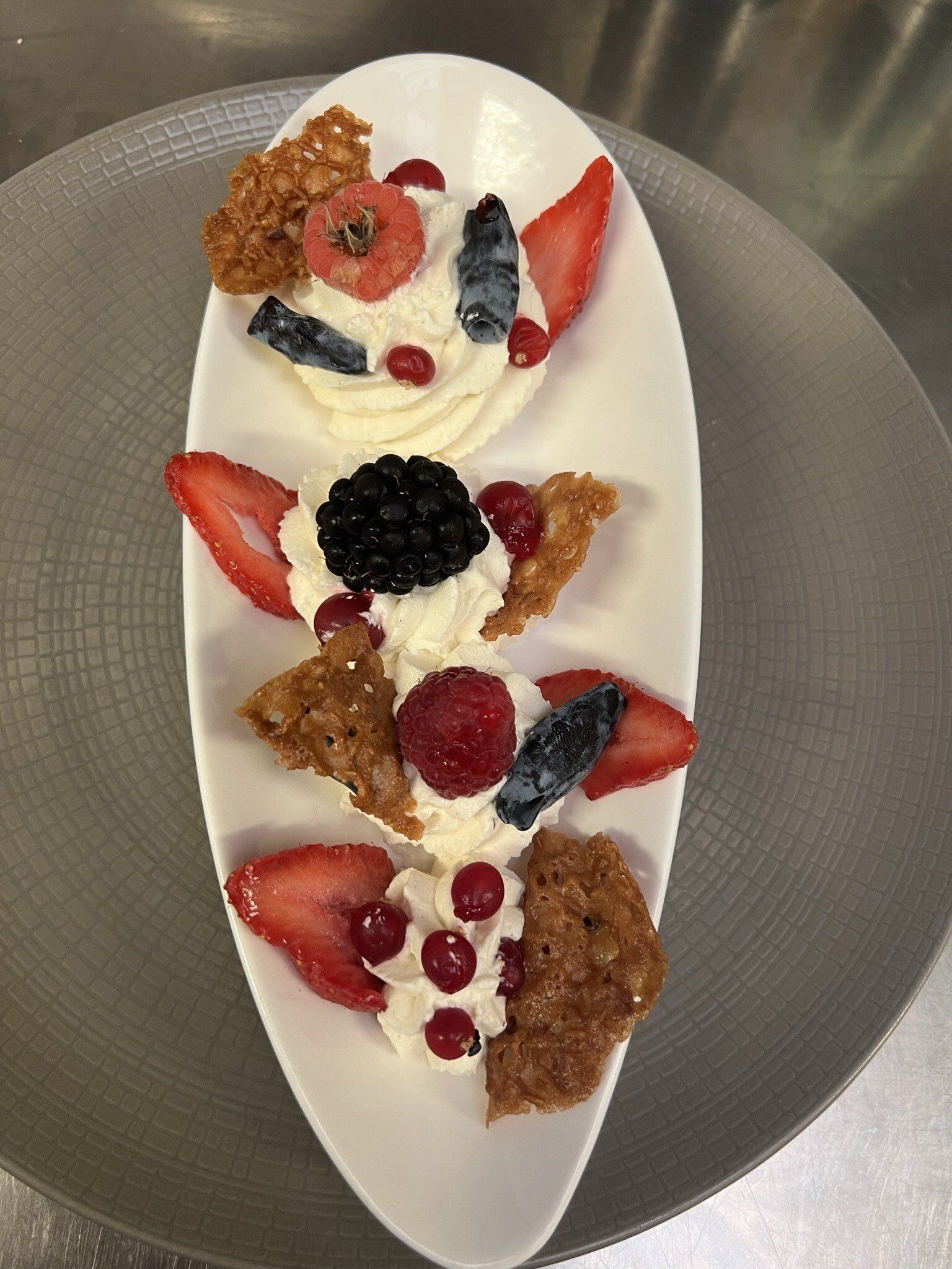 Dessert fruits rouges