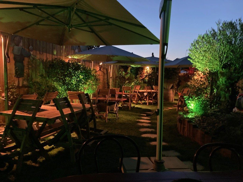 Dîner à l'extérieur