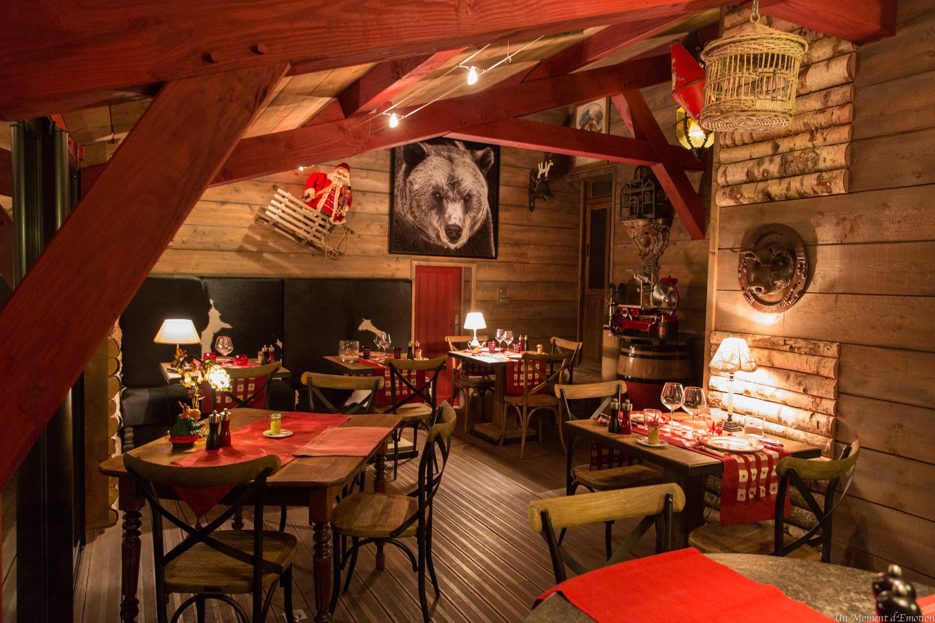 Restaurant ambiance de campagne