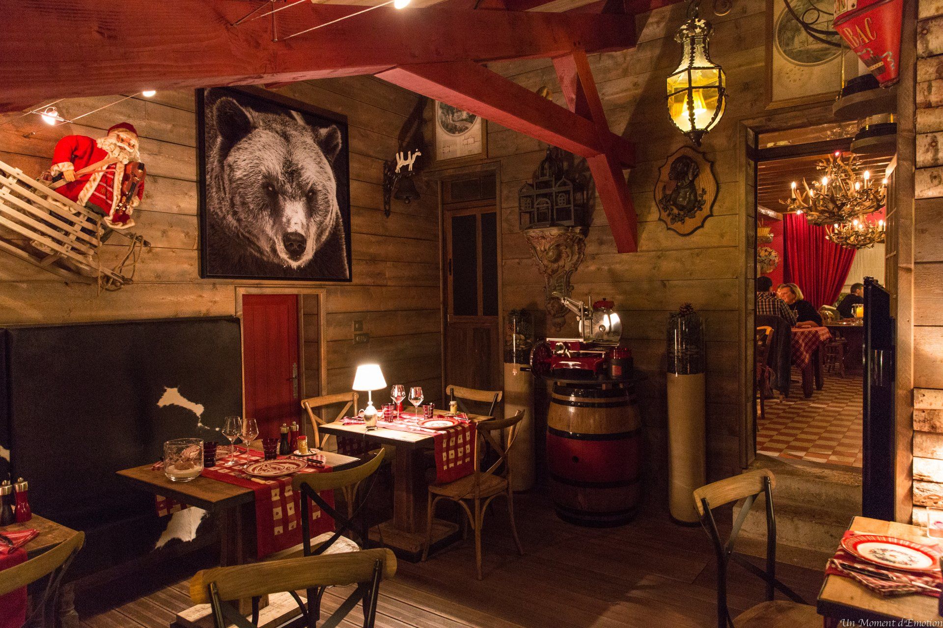 Intérieur du restaurant