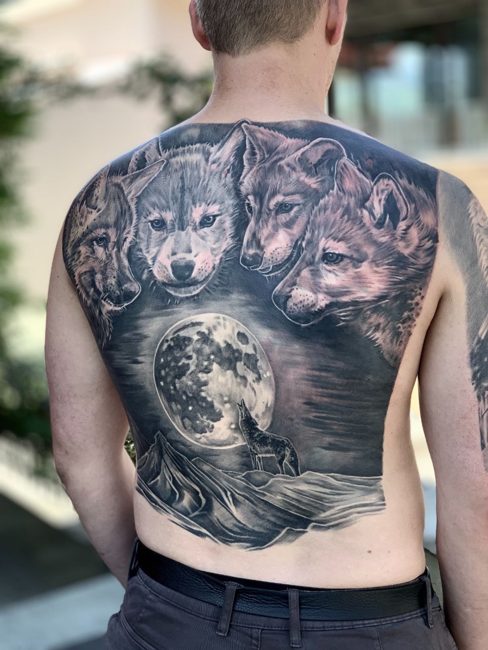 Rücken-Tattoo von Szilárd Kis