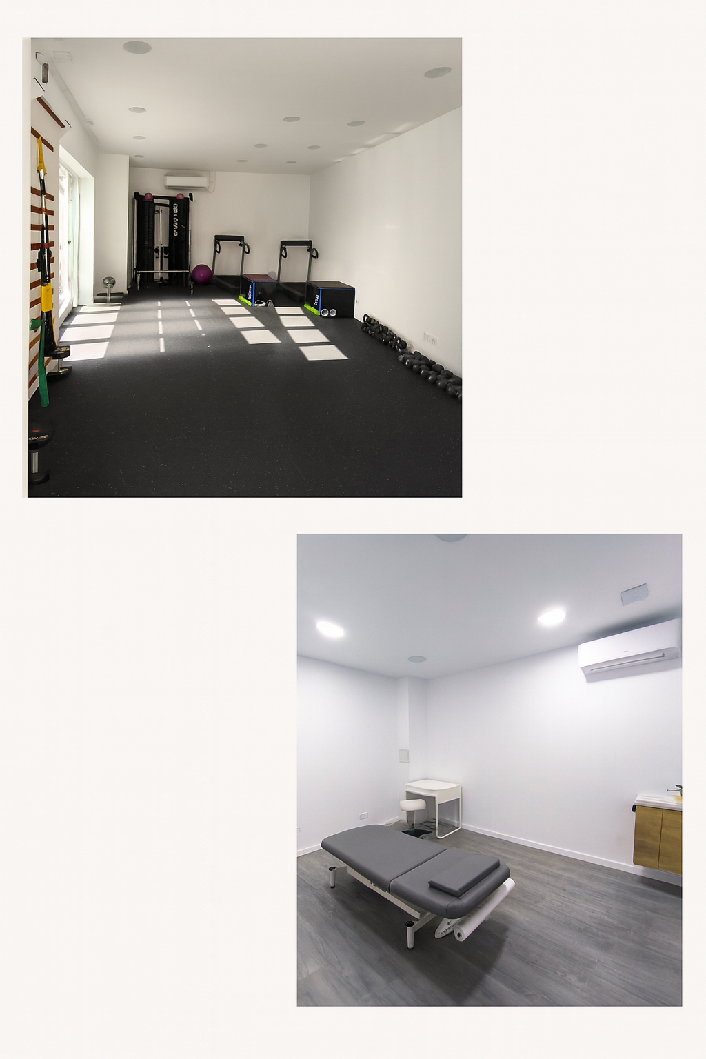 Un collage de imágenes de un edificio con la palabra vera en él.