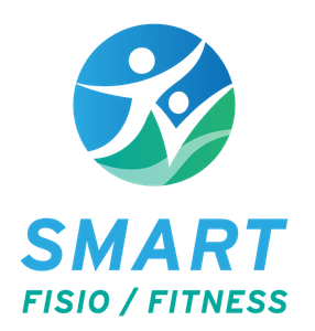 Un logotipo para jv fisioterapia con dos personas en un círculo.