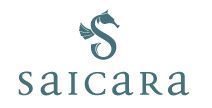 Das Logo von Saicara ist ein Seepferdchen mit Flügeln.
