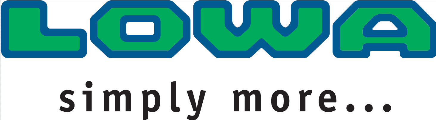 Ein Lowa-Logo, auf dem einfach mehr steht