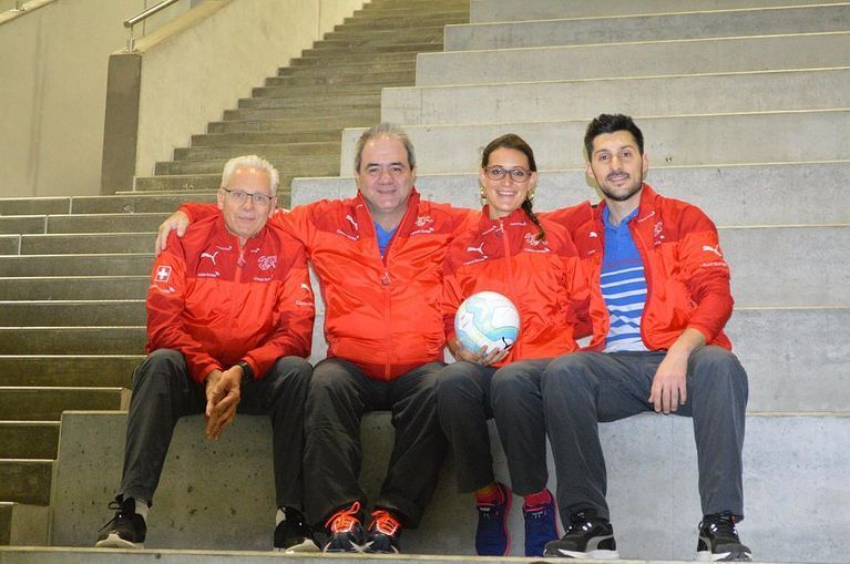 Partie du staff de l'équipe Suisse de Futsal - 2017 -