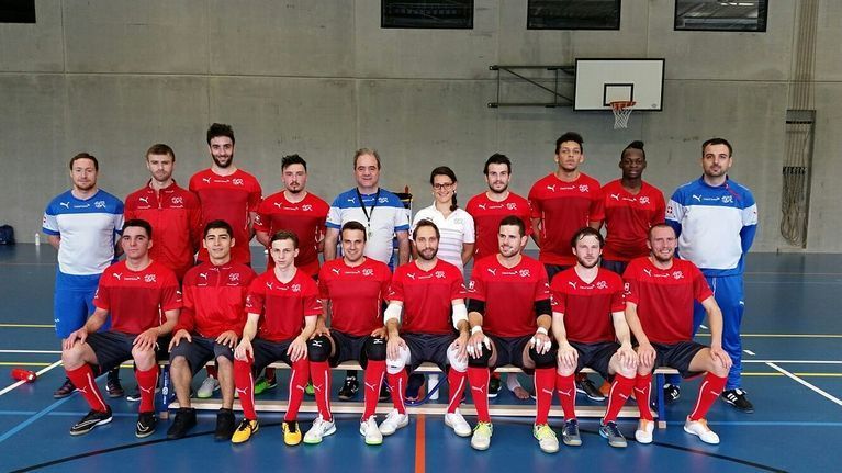 Equipe Suisse de Futsal, avril 2016
