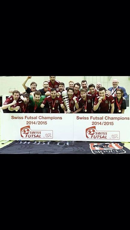 Mobulu Uni Bern: CHAMPION SUISSE de Futsal 2014-2015