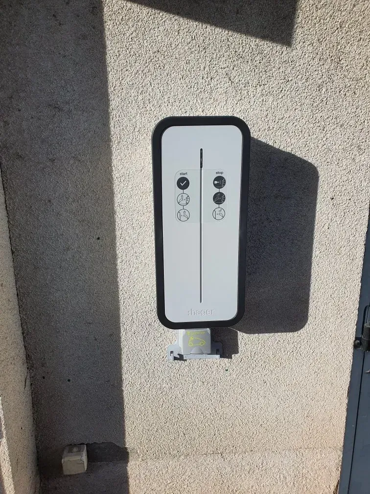 Instructions de borne de recharge Hager